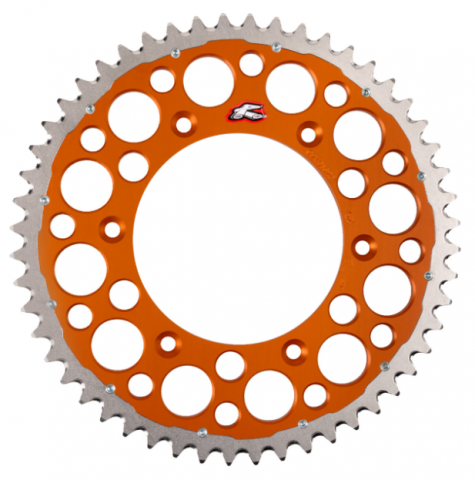 Renthal Twin Ring Rear Sprocket Orange